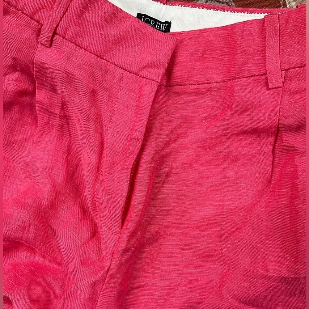 J. Crew High-rise Chelsea Linen/cupro Blend Short - Picture 6 of 8